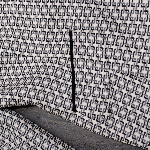 Le Suit Petite Ladies Grey/Black/ Ivory Waist Suit Jacket SZ 12p - Picture 5 of 11